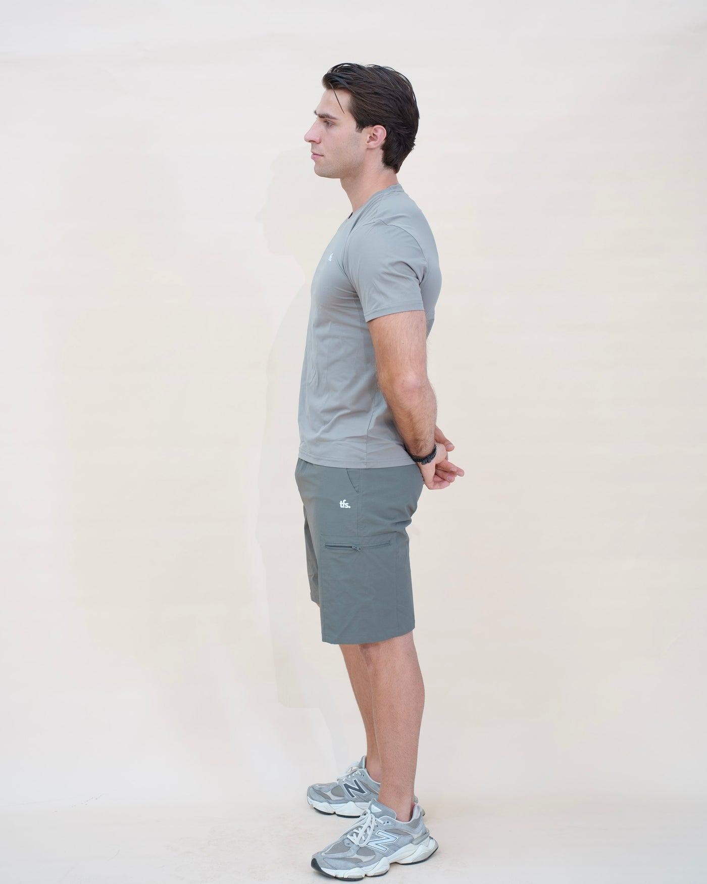 The Zip Short — short de running à poches zippées homme The Fit Society