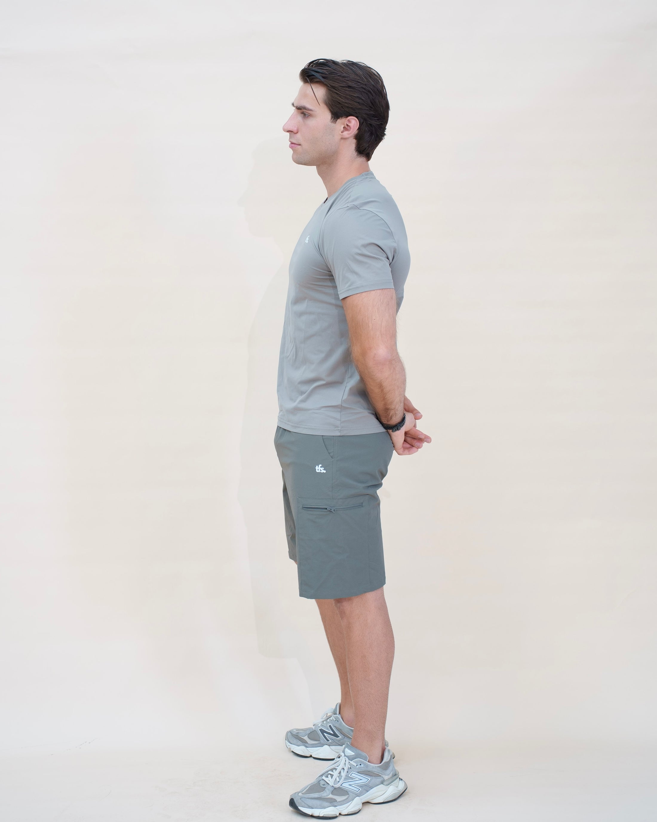 The Zip Short — short de running à poches zippées homme The Fit Society